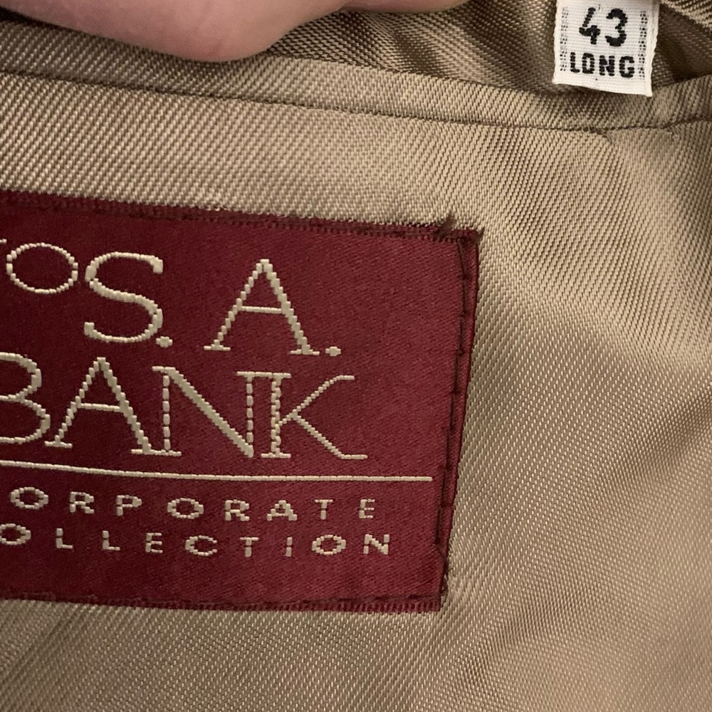 JOS A BANK Corporate Collection Herringbone Sport Jacket - Picture 3 of 6